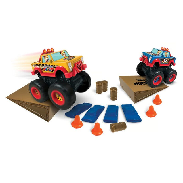PLAYSET CAMIONETAS TODOTERRENO MICKEY (INCLUYE 2 CAMIONETAS)