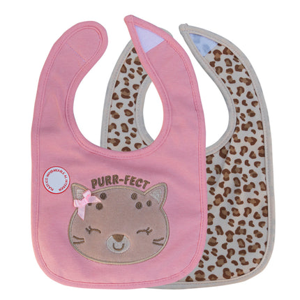 SET DE 2 BABEROS TOALLA NIÑA R