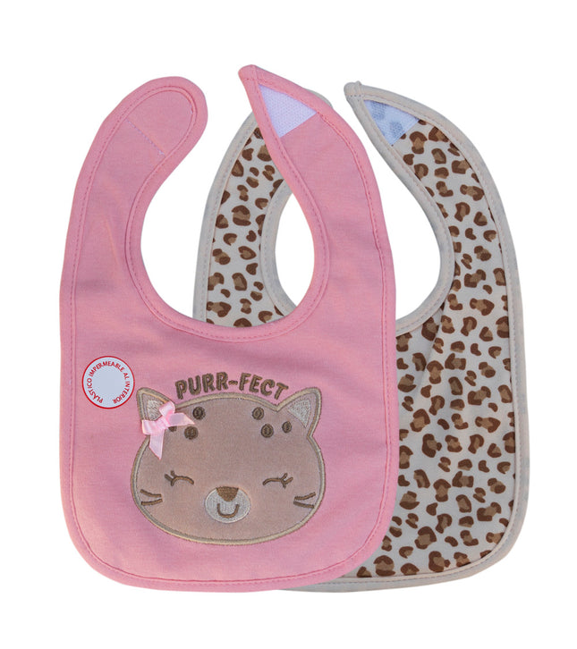 SET DE 2 BABEROS TOALLA NIÑA R