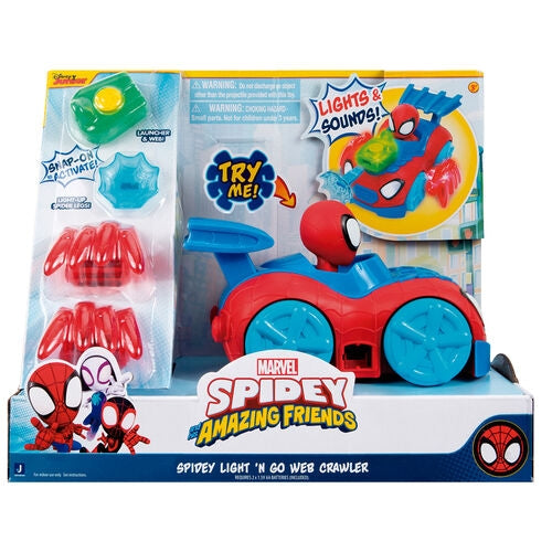 SPIDEY ESCALADOR TELARAÑA LUMINOSO