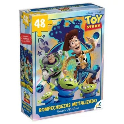 PUZZLE METALIZADO TOY STORY 48 PZAS