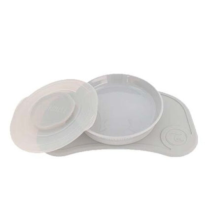 Individual Twistshake ClickMat Mini + Plato Gris Pastel