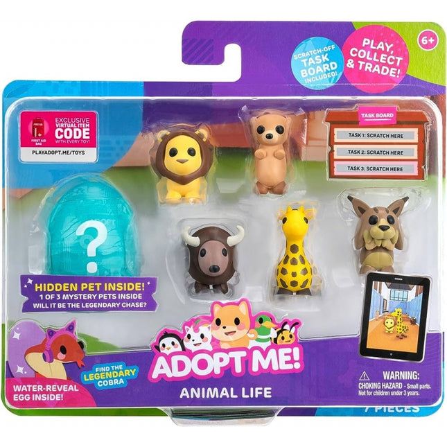 ADOPT ME PACK DE 6 FIGURAS MASCOTAS