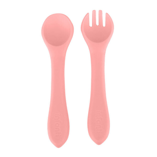 SET CUCHARA Y TENEDOR ROJO