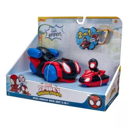 SPIDEY VEH MILES MORALES 2 EN 1