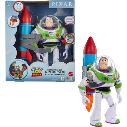 SLA PIXAR LARGE SCALE FEATURE FIG - BUZZ WITH ROCKET