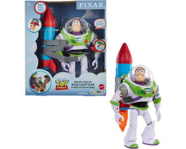 SLA PIXAR LARGE SCALE FEATURE FIG - BUZZ WITH ROCKET