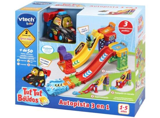 TUT TUT BOLIDOS AUTOPISTA 3 EN 1