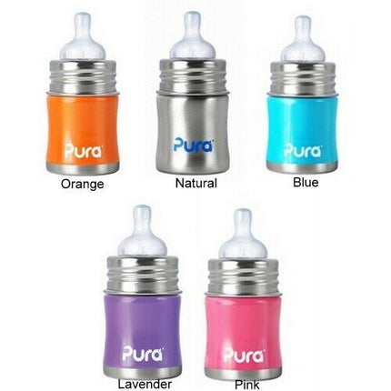 MAMADERA DE ACERO INOXIDABLE PURA KIKI 150ML