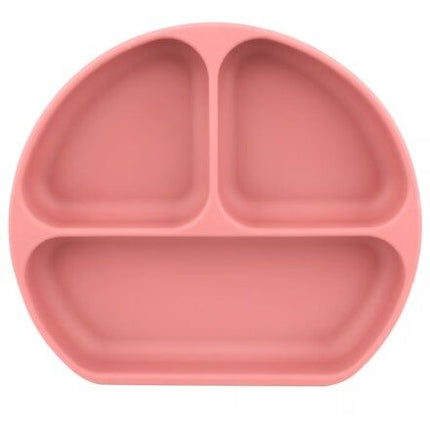 PLATO CON DIVISIONES ROJO