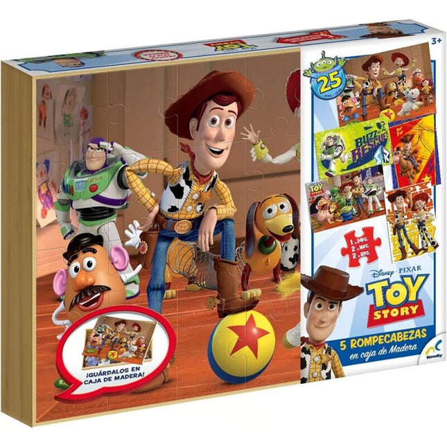 PUZZLE 5-1 TOY STORY CAJ.MADERA