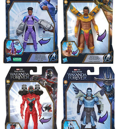 BLACK PANTHER 6IN FIGURA ACCIÓN DE COMBATE SURTIDO