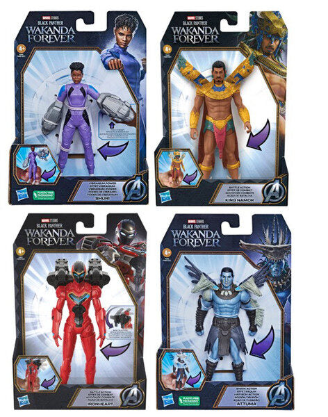 BLACK PANTHER 6IN FIGURA ACCIÓN DE COMBATE SURTIDO