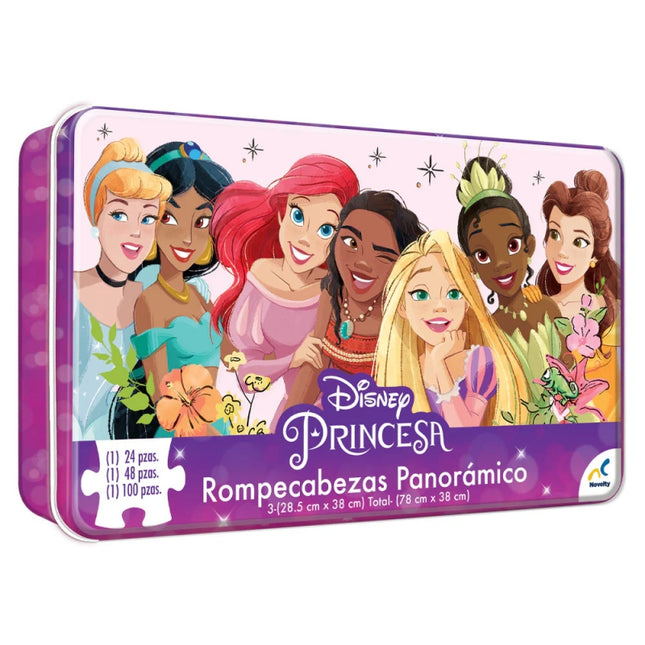 PUZZLE PANORAMICO 3 EN 1 PRINCESAS