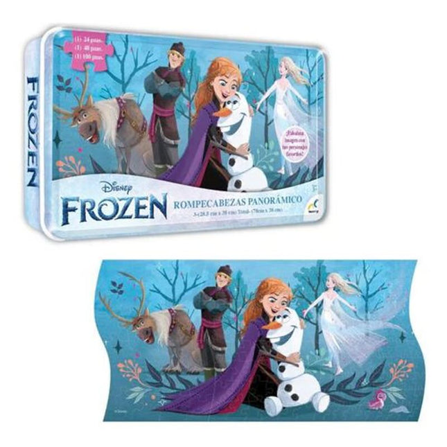 PUZZLE PANORAMICO 3 EN 1 FROZEN