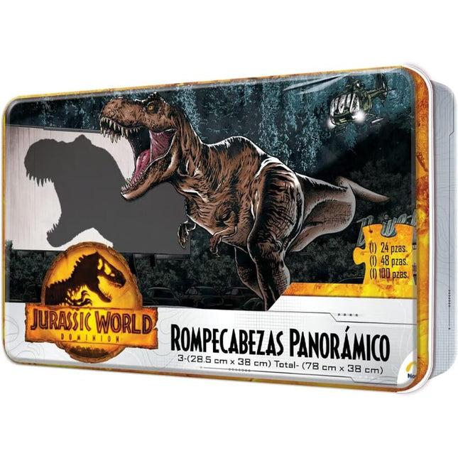 PUZZLE PANORAMICO 3 EN 1 JURASSIC