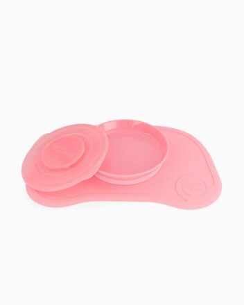 Individual Twistshake ClickMat Mini + Plato Rosado Pastel