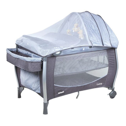 CUNA PLAYARD LUNA GREY DOTS