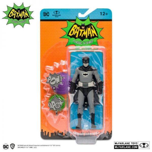 DC RETRO BATMAN 66 BLANCO Y NEGRO