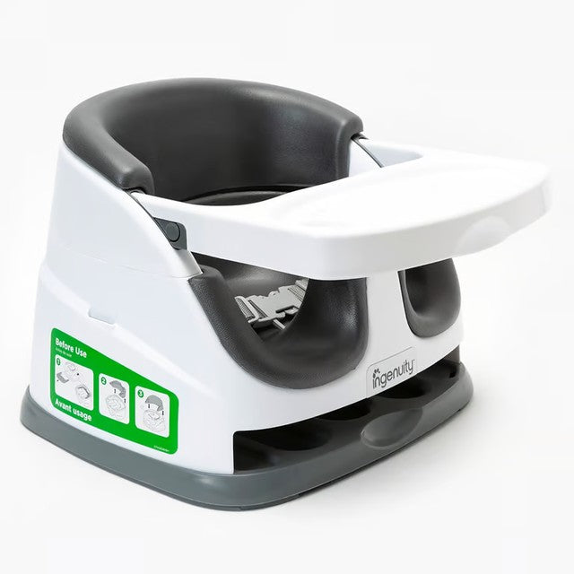 SILLA DE COMER PORTATIL INGENUITY 2 EN 1  SLATE