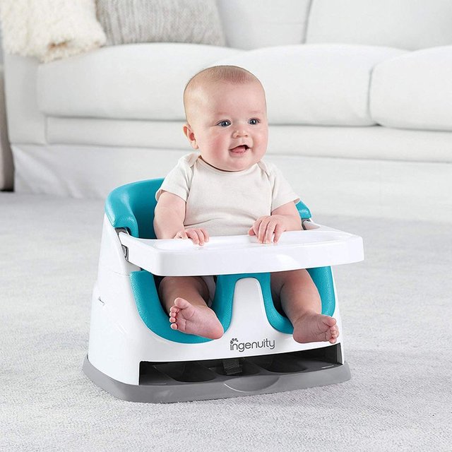 SILLA DE COMER PORTATIL INGENUITY 2 EN 1  BLUE