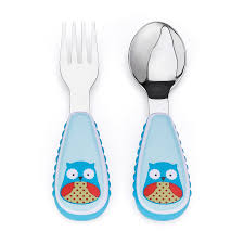 SET CUCHARA Y TENEDOR ZOO - OWL