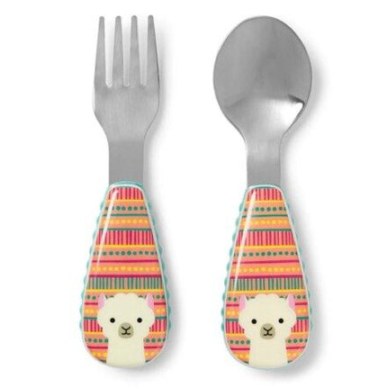 SET CUCHARA Y TENEDOR ZOO - LLAMA