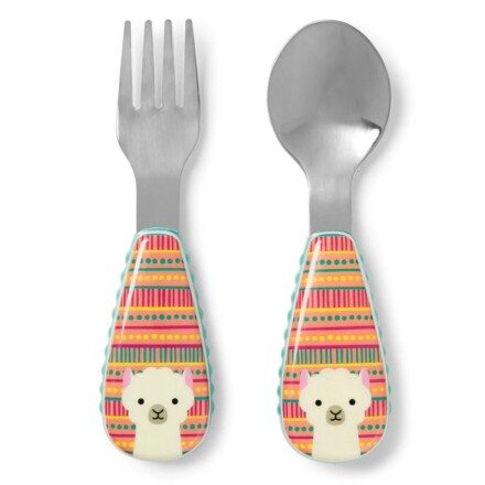 SET CUCHARA Y TENEDOR ZOO - LLAMA