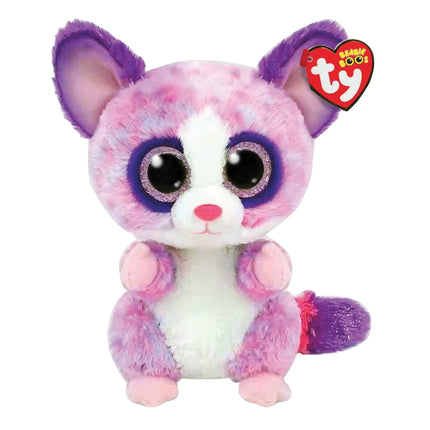 TY BEANIE BOOS BECCA LÉMUR ROSADO REGULAR