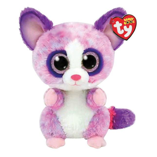 TY BEANIE BOOS BECCA LÉMUR ROSADO REGULAR