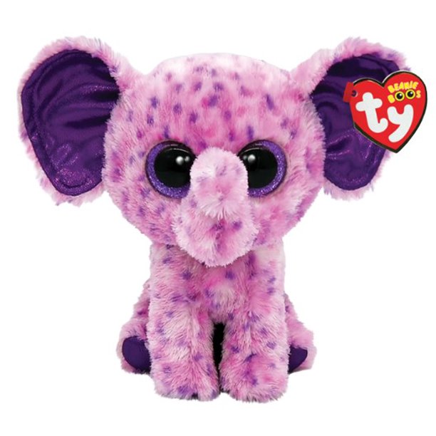 TY BEANIE BOOS EVA ELEFANTE PòRPURA REGULAR
