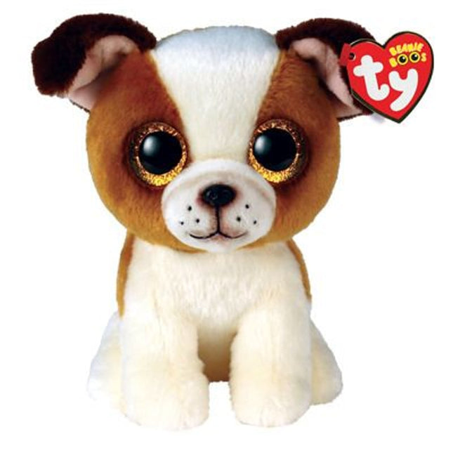 TY BEANIE BOOS HUGO PERRO CAFƒ/BLANCO REGULAR