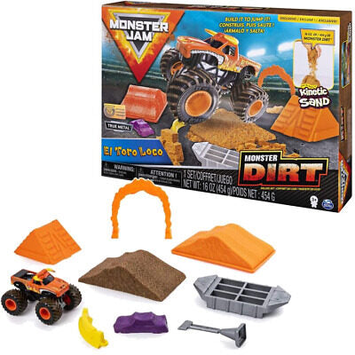 MONSTER JAM SET VEH + KINETIC SAND