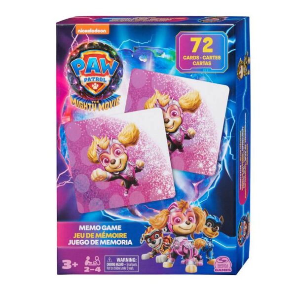PAW PATROL JUEGO MEMORICE MIGHTY