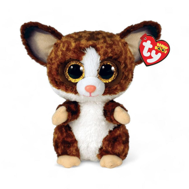 TY BEANIE BOOS BINKY LÉMUR CAFÉ REGULAR