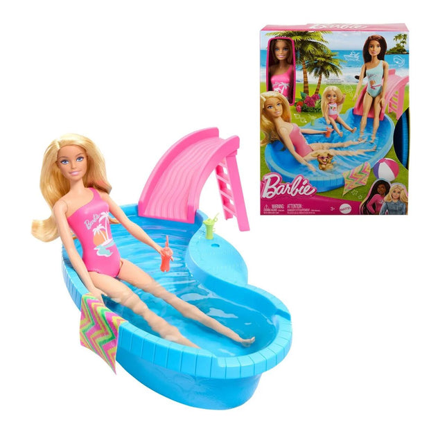LAT BRB POOL W/DOLL REFRESH BLONDE