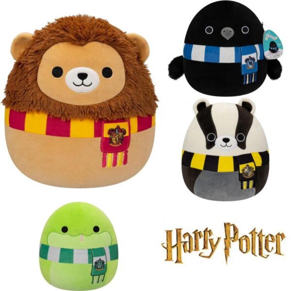 SQUISHMALLOWS 8" HARRY POTTER HOUSE ANIMALS ASSORTMENT 4 STYLES - 12 PCS/CASE BULK PACK