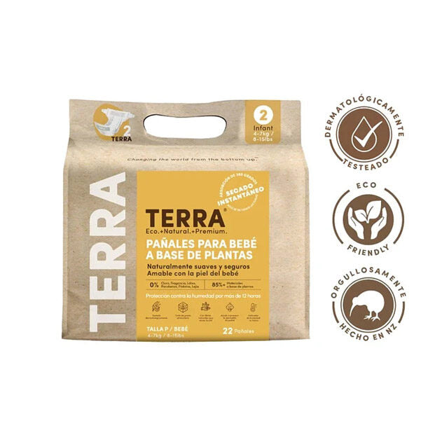 PA„AL BIODEGRADABLE TERRA TALLA P 22UN