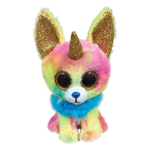 TY BEANIE BOOS YIPS PERRO CHIHUAHUA UNICORNIO MULTICOLOR REGULAR