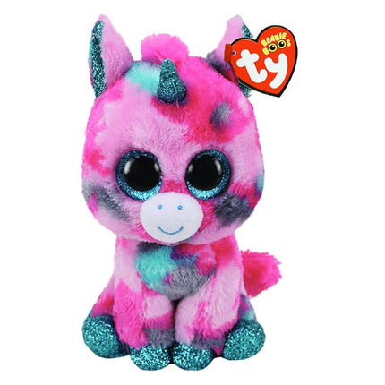 TY BEANIE BOOS GUMBALL UNICORNIO ROSA/AGUAMARINA REGULAR
