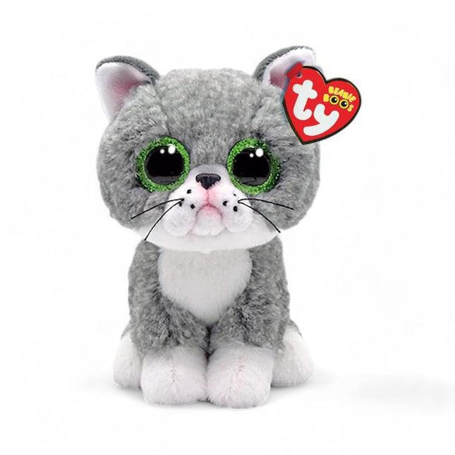 TY BEANIE BOOS FERGUS GATO GRIS REGULAR