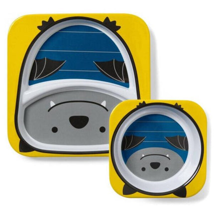 SET PLATO + BOWL ZOO - BAT