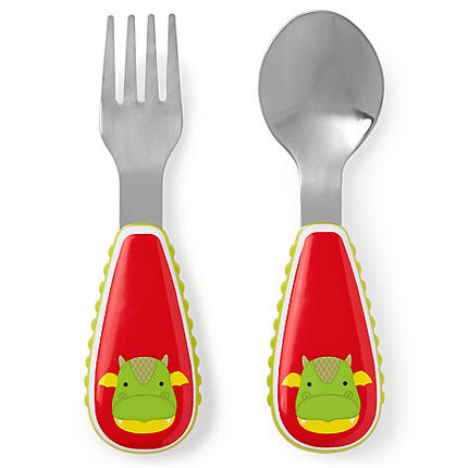 Set Cuchara Y Tenedor Zoo - Dragon