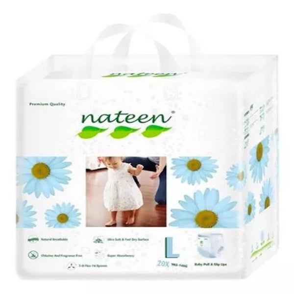 PULL UP NATEEN NIÑOS LINEA PREMIUM L 9 -14 kilos 20 UNIDADES