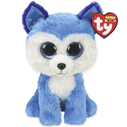 TY BEANIE BOOS PRINCE  HUSKY AZUL REGULAR