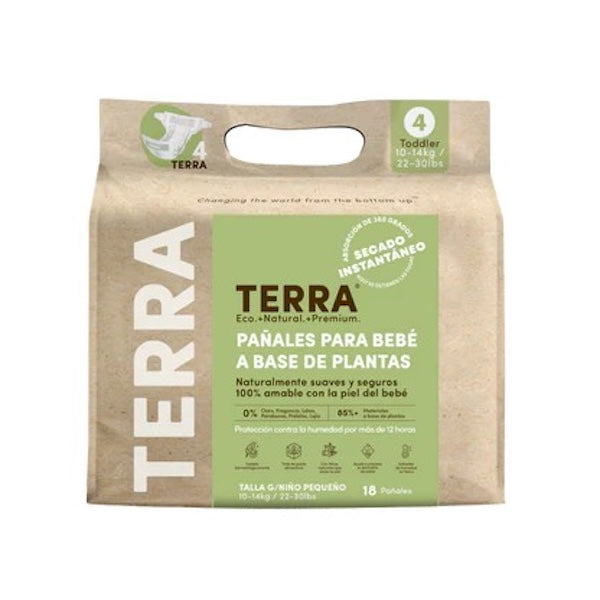 PA„AL BIODEGRADABLE TERRA TALLA G 18UN