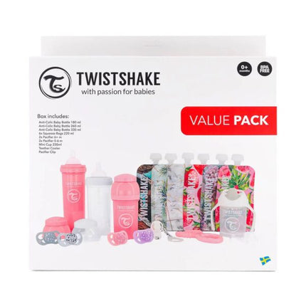 Value Pack Mamaderas Twistshake Niña