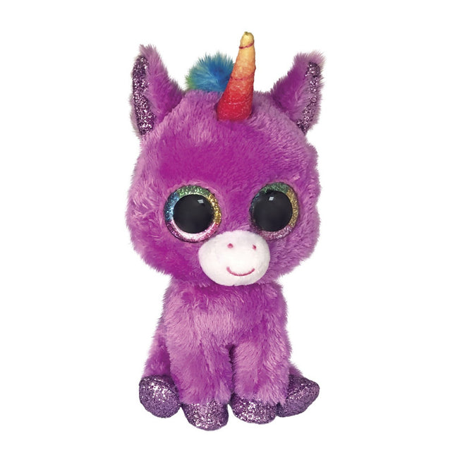 TY BEANIE BOOS ROSETTE UNICORN PÚRPURA REGULAR