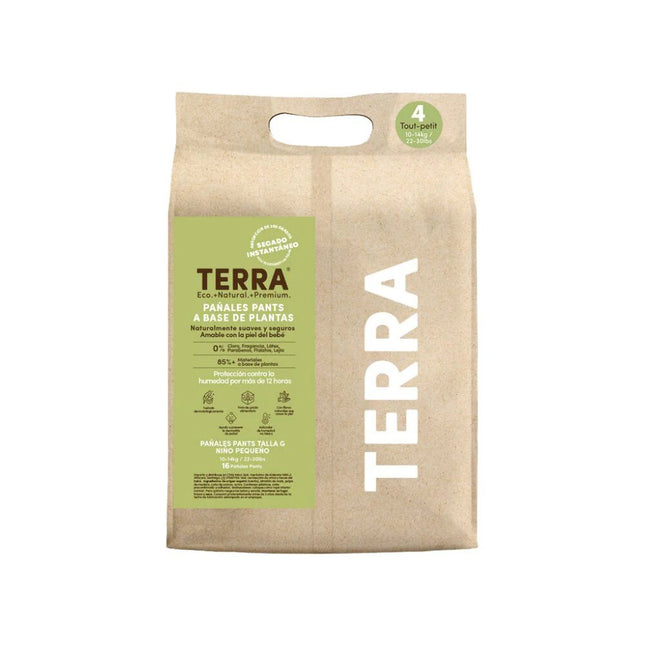 PANTS BIODEGRADABLE TERRA TALLA G 16UN