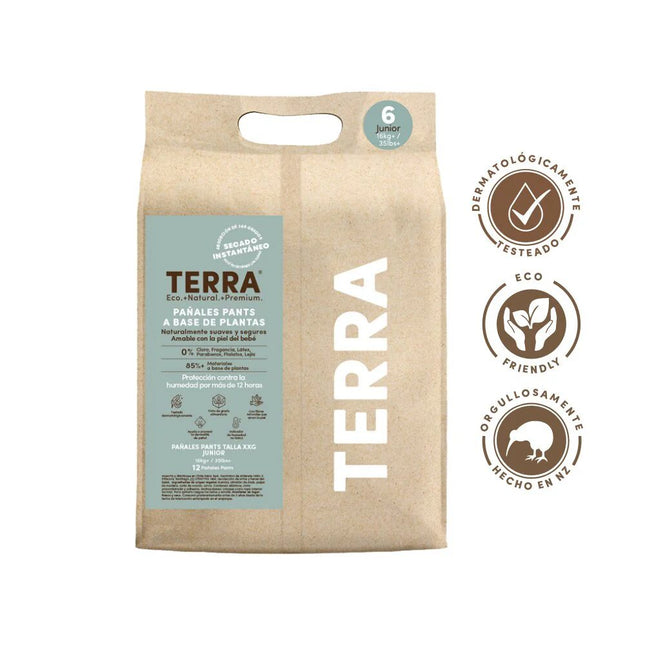 PANTS BIODEGRADABLE TERRA TALLA XXG 12UN